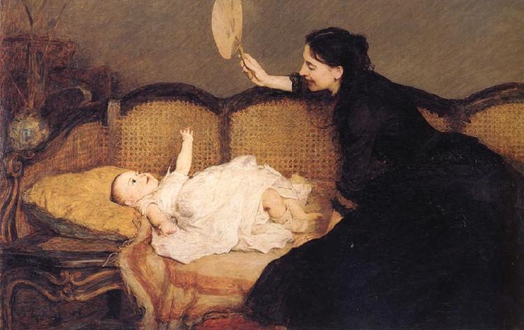 Orchardson, Sir William Quiller Master Baby oil painting image
